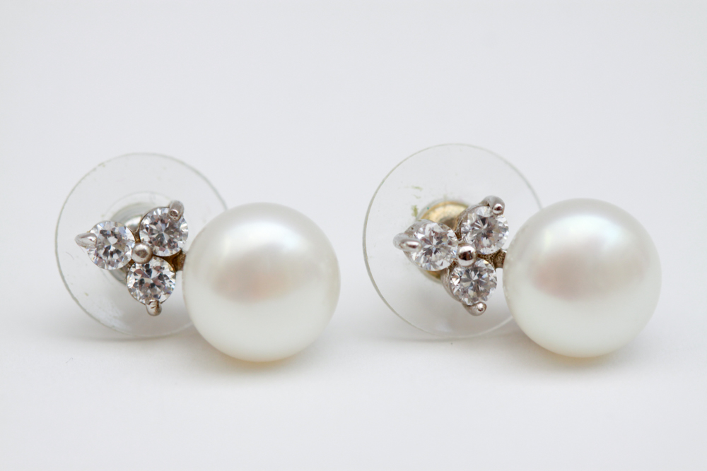 Sterling Silver Earrings and Pavé Star Necklace