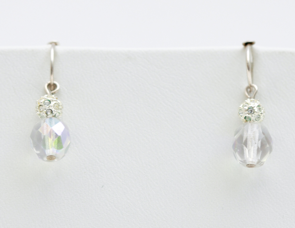 Sterling Silver Earrings and Pavé Star Necklace