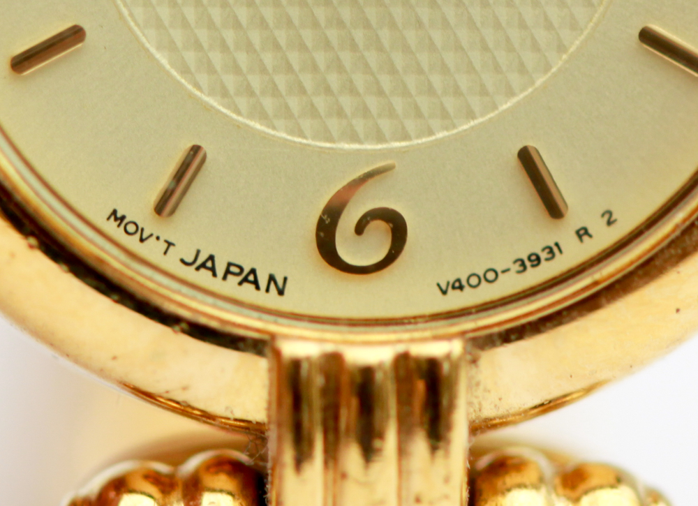 Women's Seiko Gold Tone Japan Movement Watch
