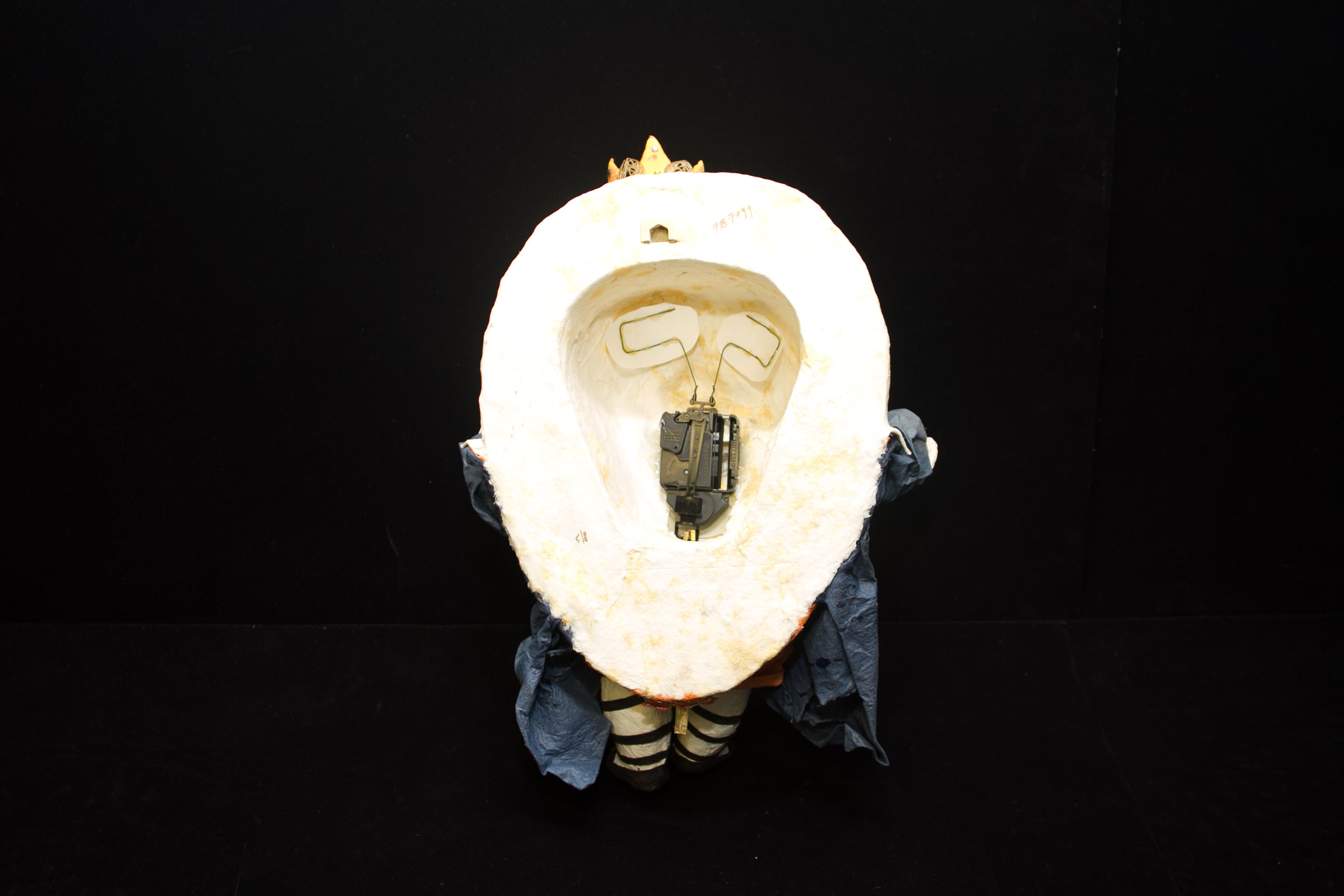 Papier Mache Humpty Dumpty Wall Clock