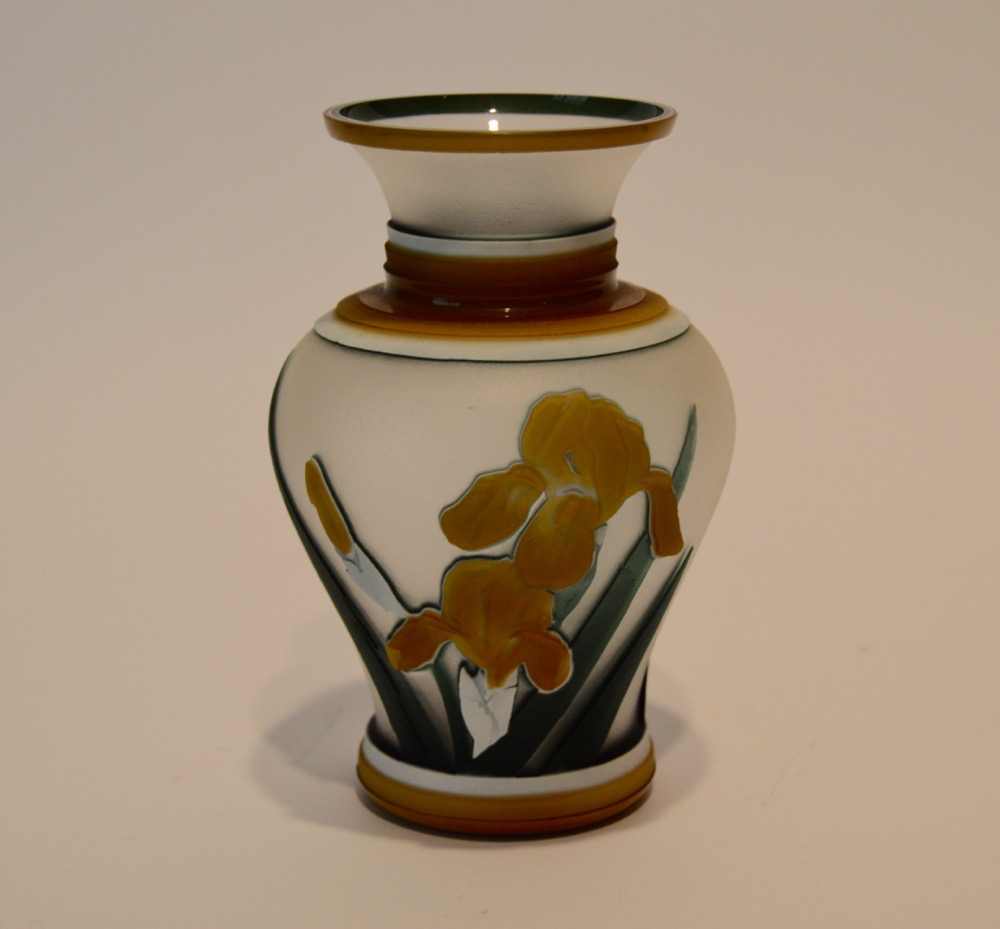 Kelsey Murphy Cameo Art Glass "Iris Palace"