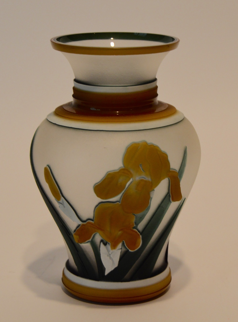 Kelsey Murphy Cameo Art Glass "Iris Palace"