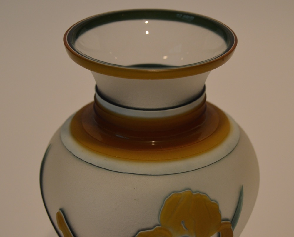 Kelsey Murphy Cameo Art Glass "Iris Palace"