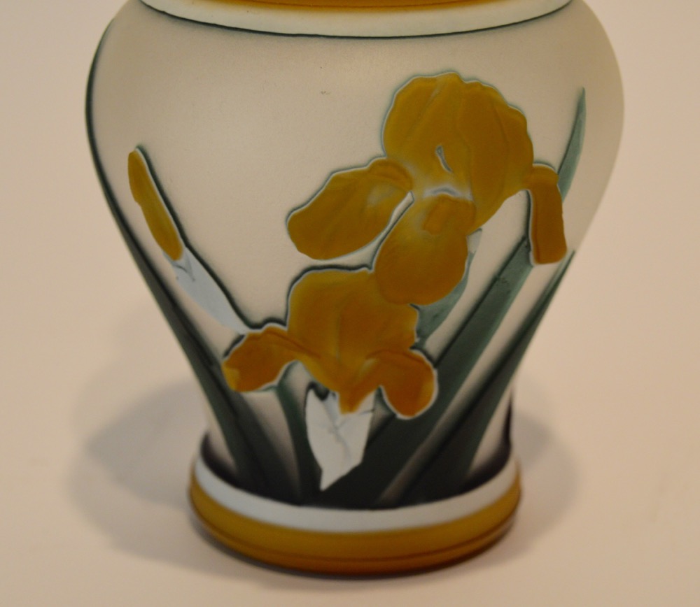 Kelsey Murphy Cameo Art Glass "Iris Palace"