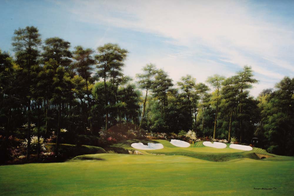 Pair of Golf Themed Offset Lithographs