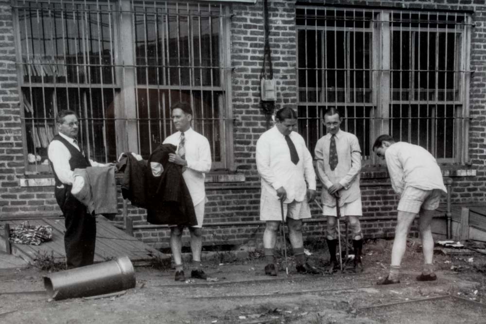 Pair of Golf Themed Offset Lithographs