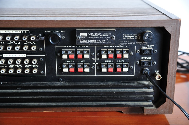 Vintage Sansui Turntable, Receiver and Accessories