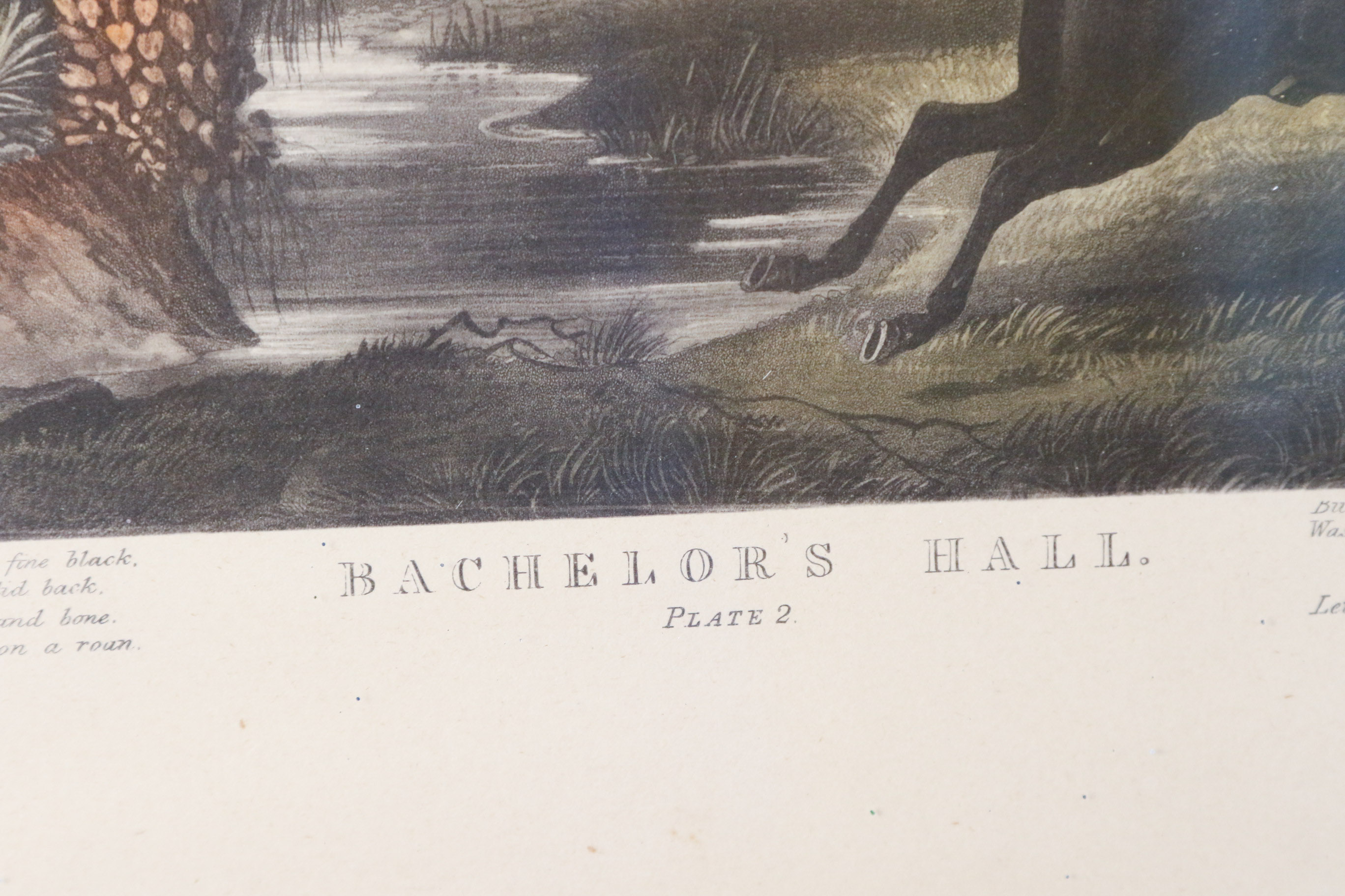 "Bachelor's Hall" Restrike-Etching Plate 2 by Francis Calcraft Turner