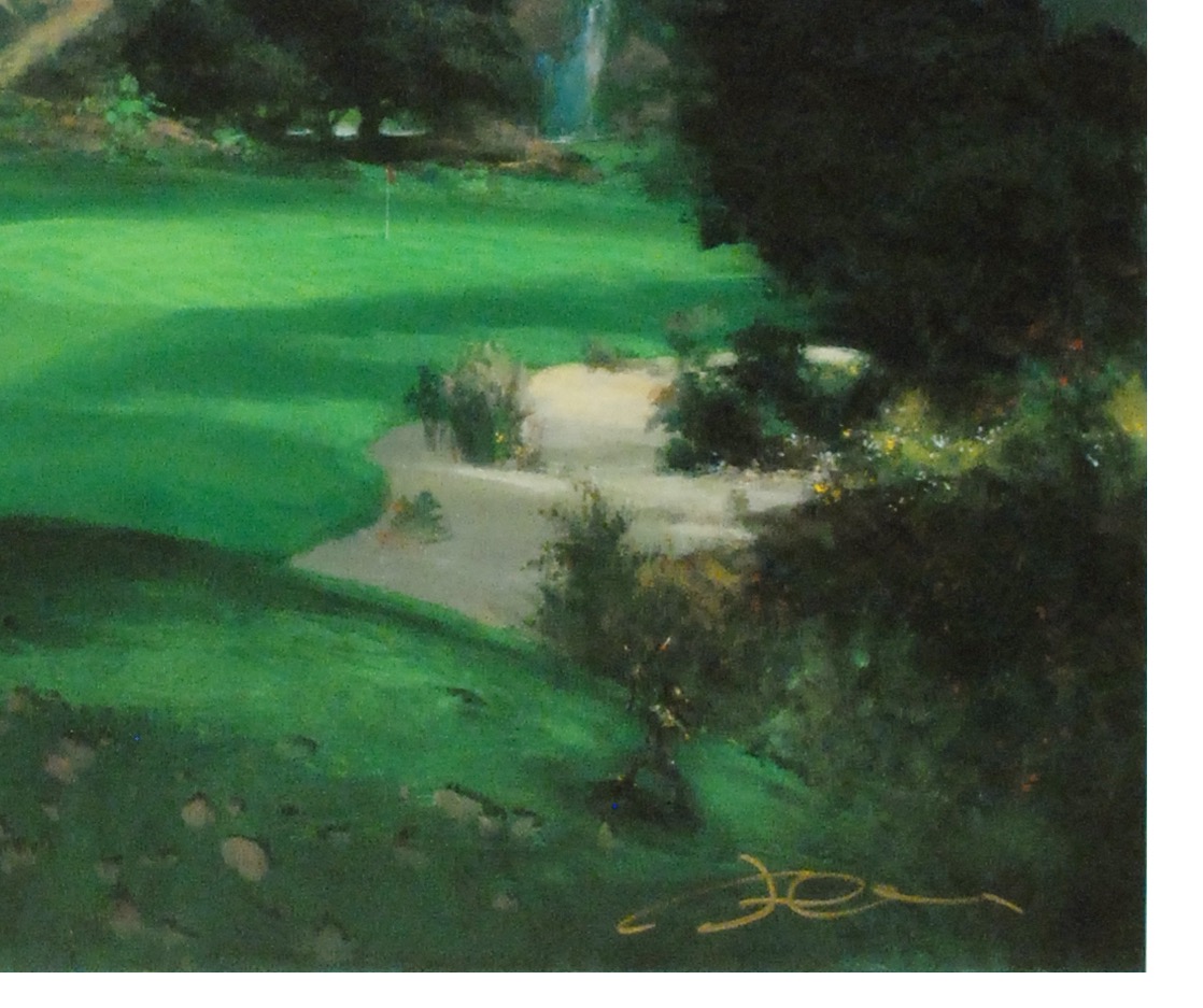 James Coleman Signed Lithograph "Dream Green Come True"