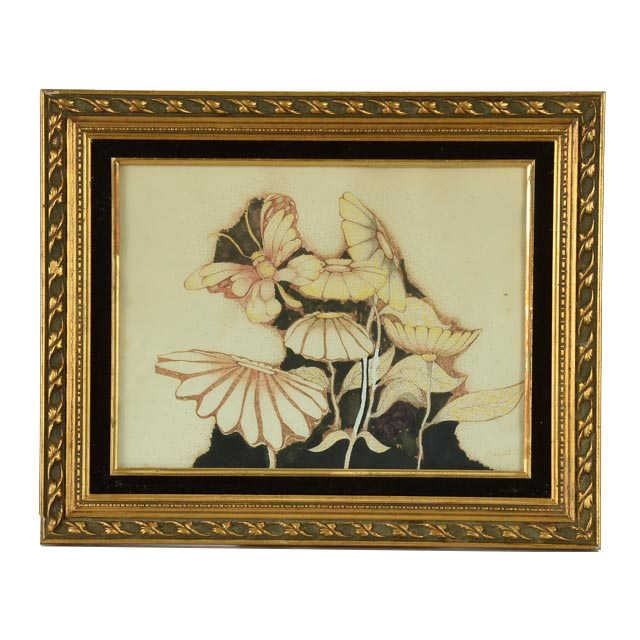 F. Prewitt Original Ink Drawing "Fly Bye"