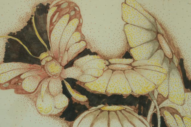 F. Prewitt Original Ink Drawing "Fly Bye"