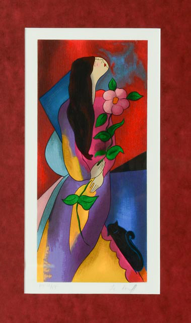 Linda Le Kinff Printer's Proof Seriolithograph "Ondine"