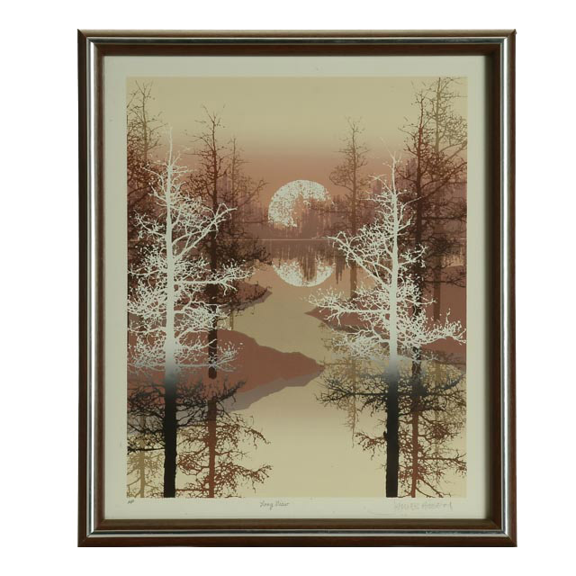 James Hagen Artist's Proof Serigraph "Long View"