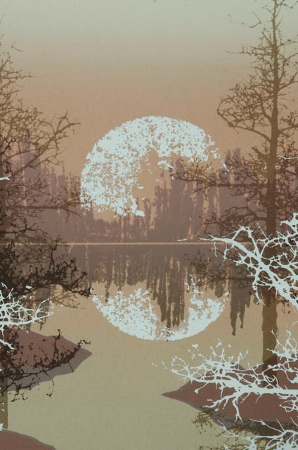 James Hagen Artist's Proof Serigraph "Long View"