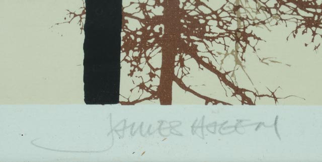 James Hagen Artist's Proof Serigraph "Long View"