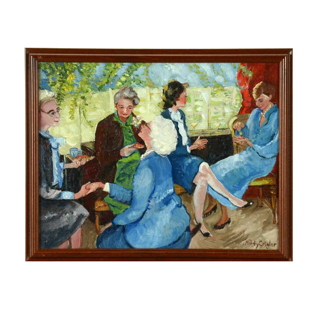 Hildy Crigler Original Oil on Canvas Painting