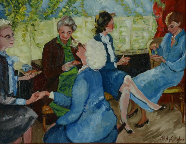 Hildy Crigler Original Oil on Canvas Painting