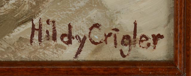 Hildy Crigler Original Oil on Canvas Painting