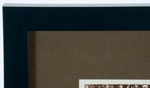 W.E. Brown Woodcut on Paper of a Seated Man