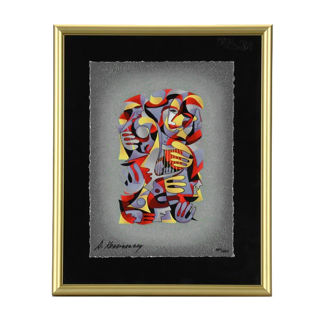 Anatole Krasnyansky Serigraph "Golden Sound"
