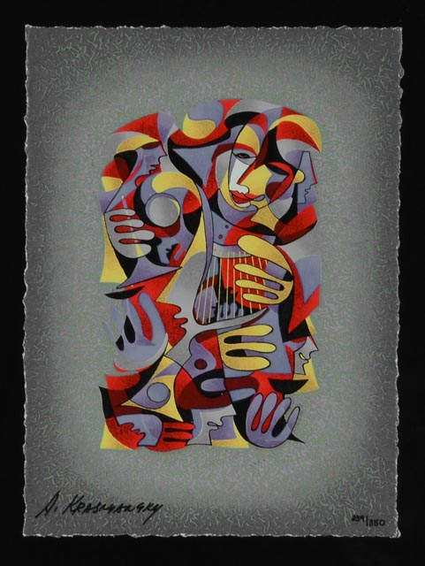 Anatole Krasnyansky Serigraph "Golden Sound"