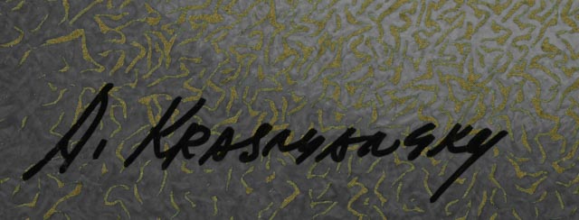 Anatole Krasnyansky Serigraph "Golden Sound"