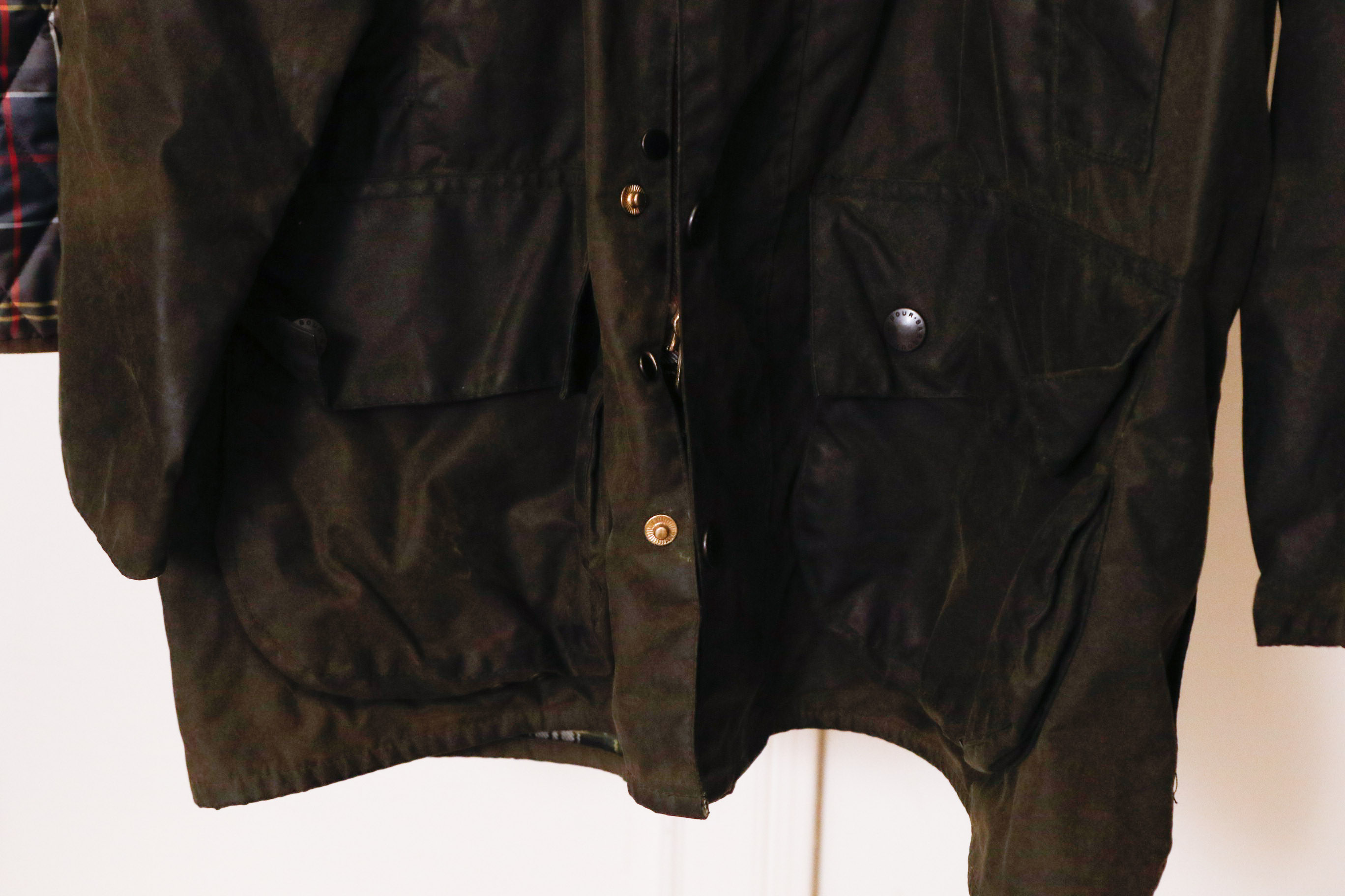 Men's Barbour Beaufort Waxed Jacket and Women's Tartan Betty Gilet Vest