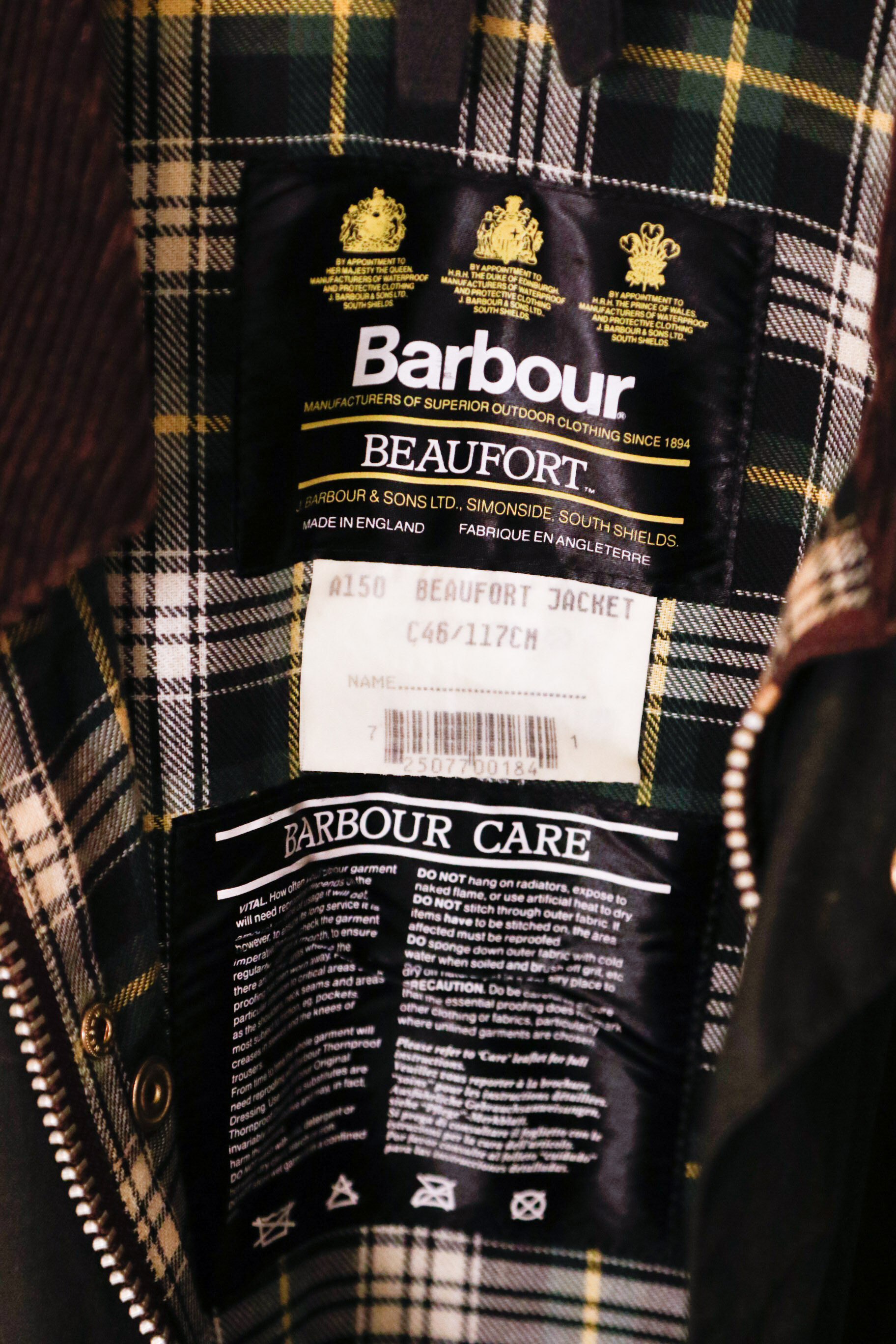 Men's Barbour Beaufort Waxed Jacket and Women's Tartan Betty Gilet Vest