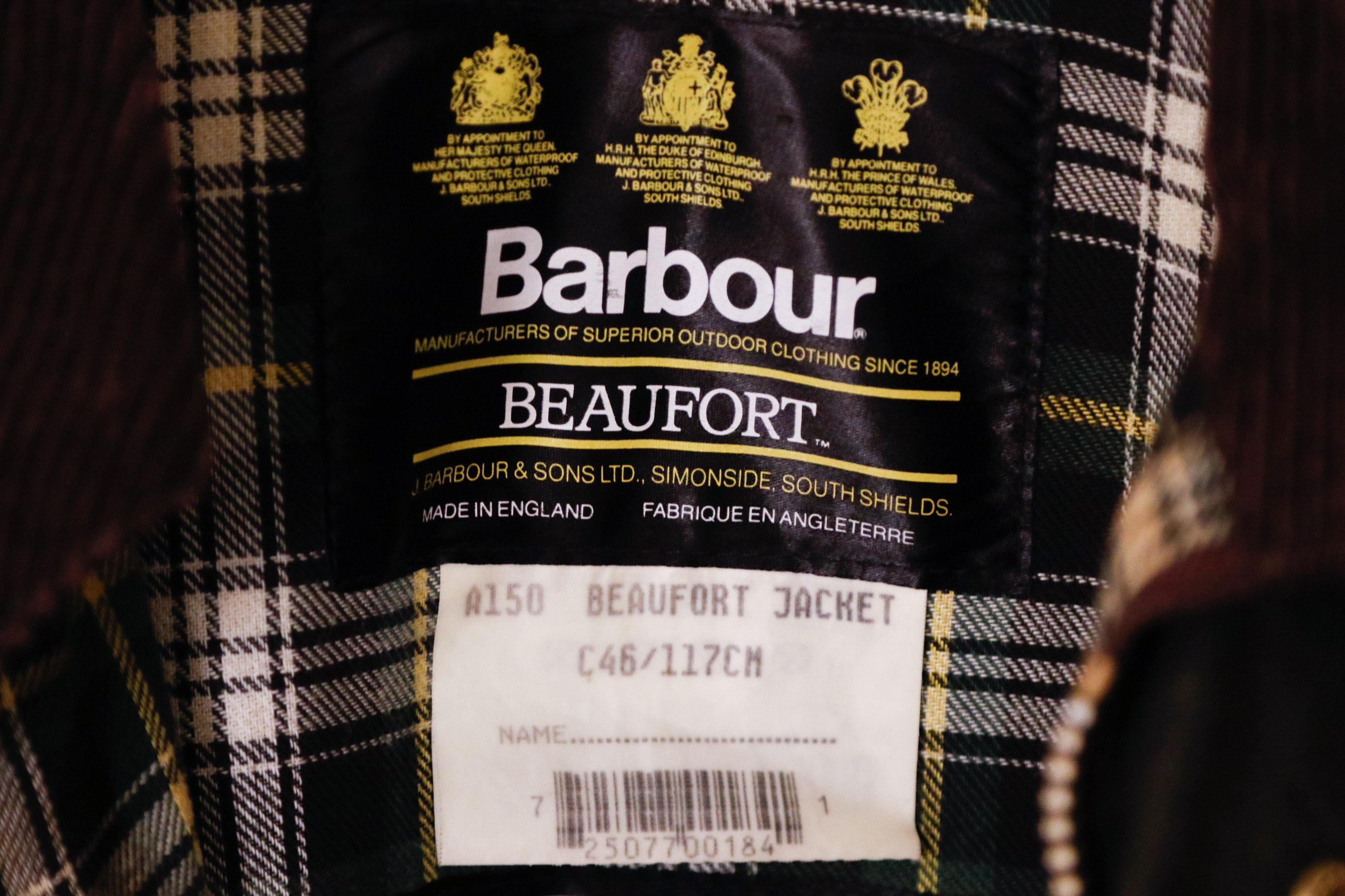 Men's Barbour Beaufort Waxed Jacket and Women's Tartan Betty Gilet Vest