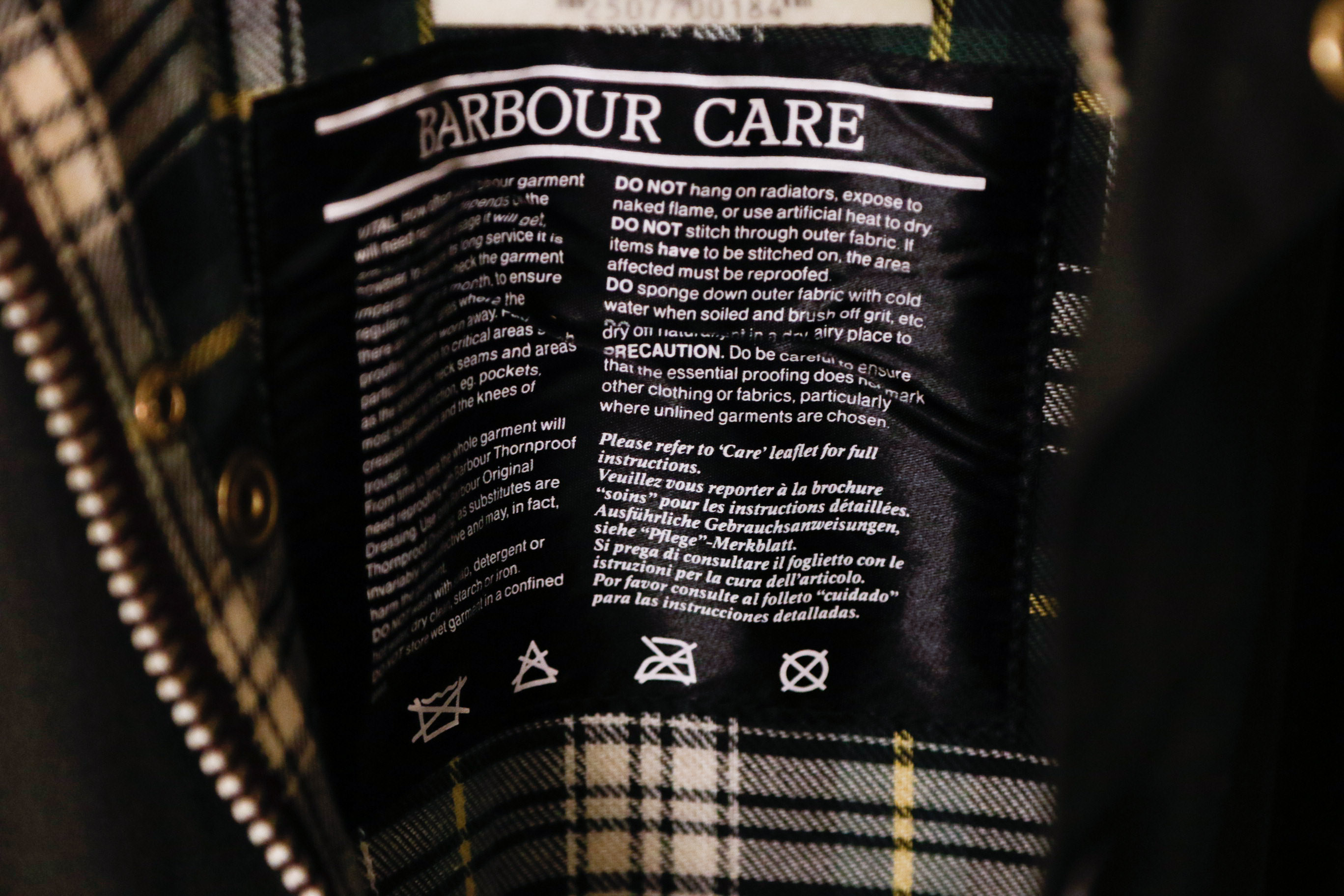 Men's Barbour Beaufort Waxed Jacket and Women's Tartan Betty Gilet Vest