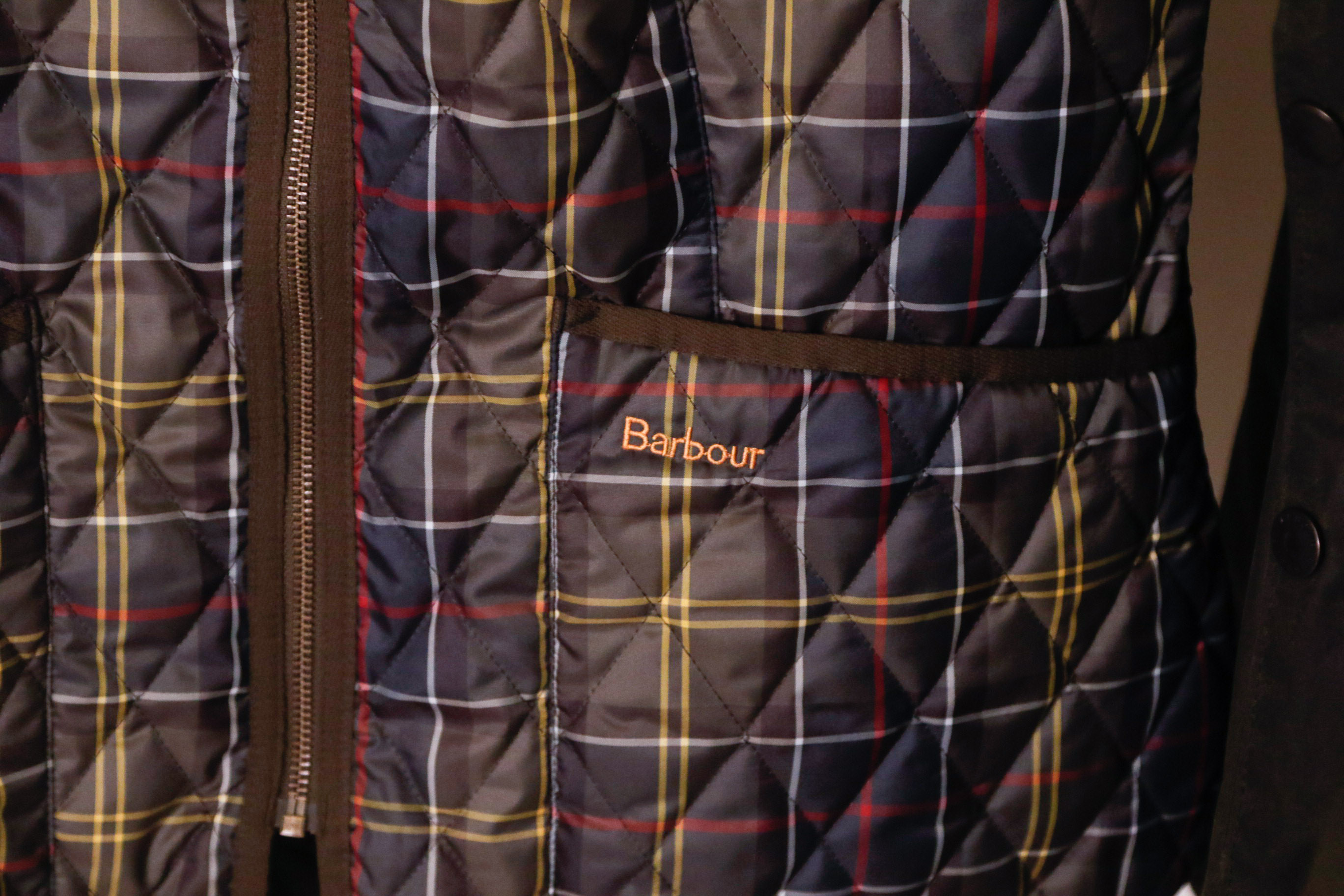 Men's Barbour Beaufort Waxed Jacket and Women's Tartan Betty Gilet Vest