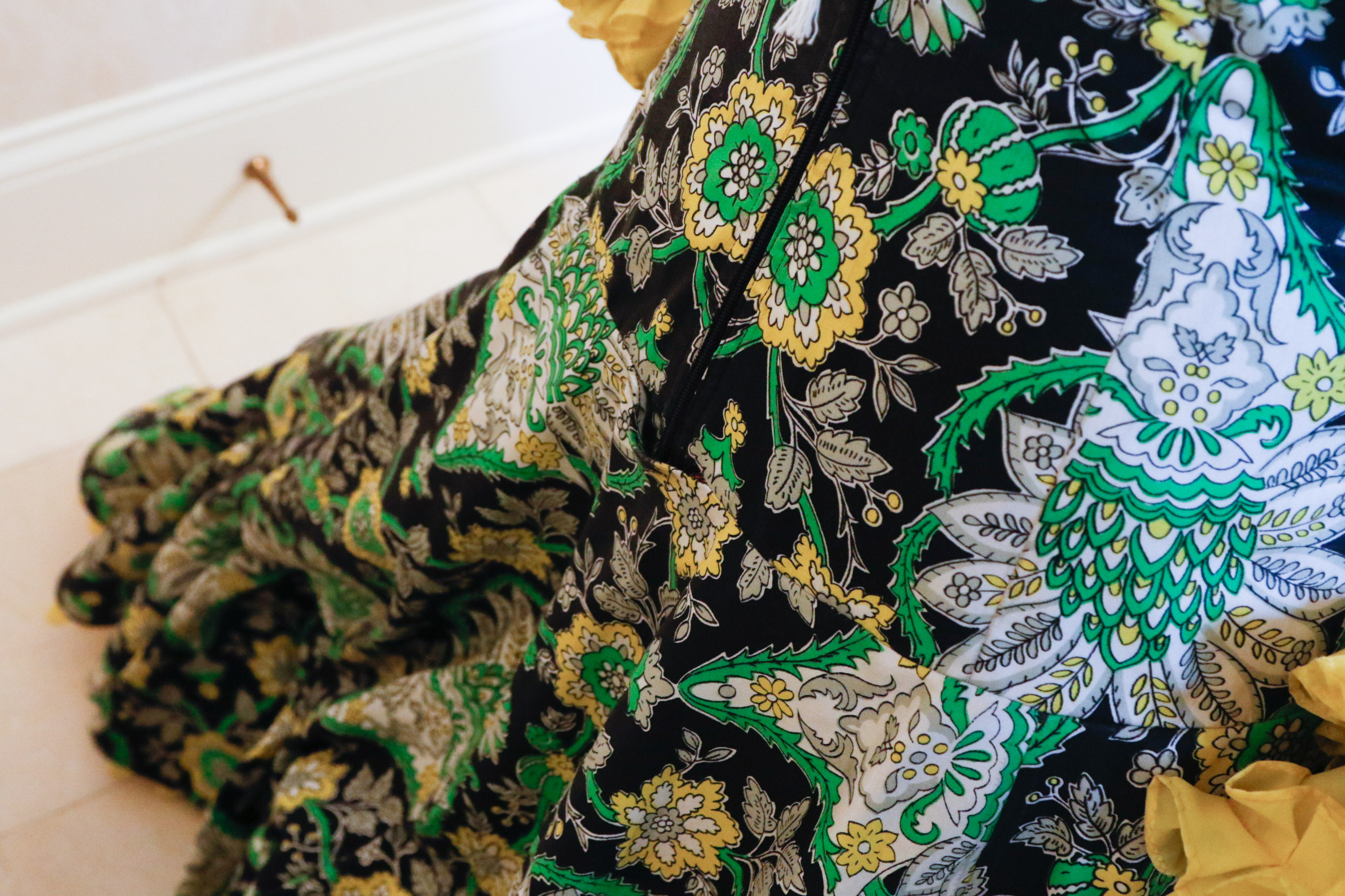 Vintage Spanish Flamenco Dress