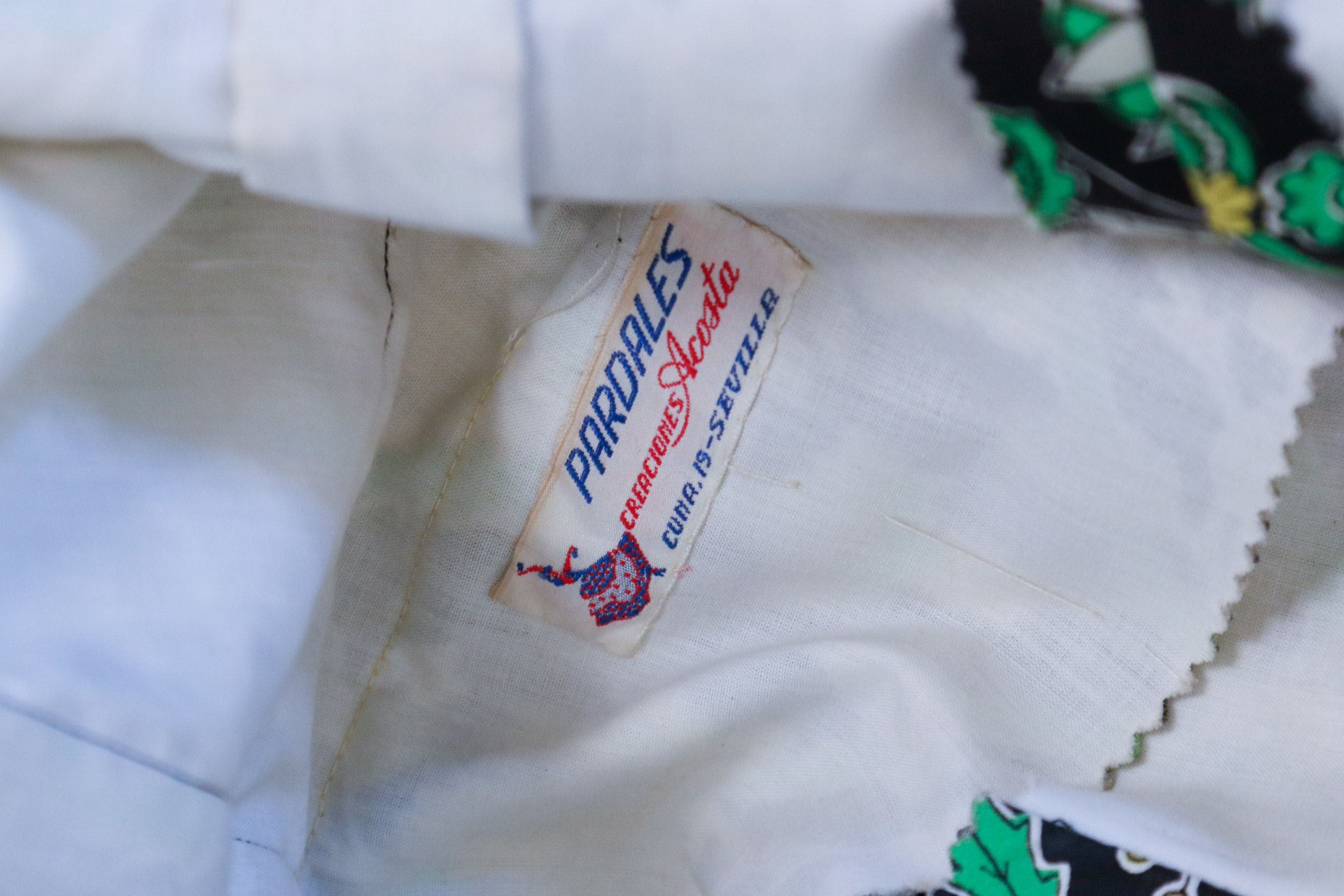 Vintage Spanish Flamenco Dress