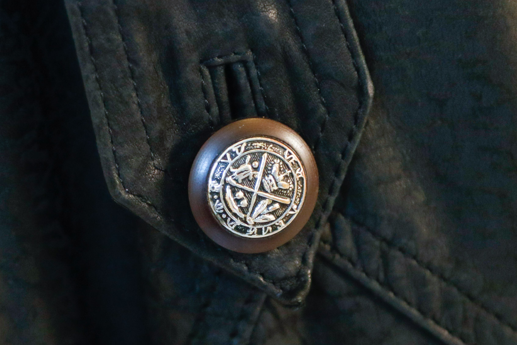 1980s Henig Leather and Fur Coat