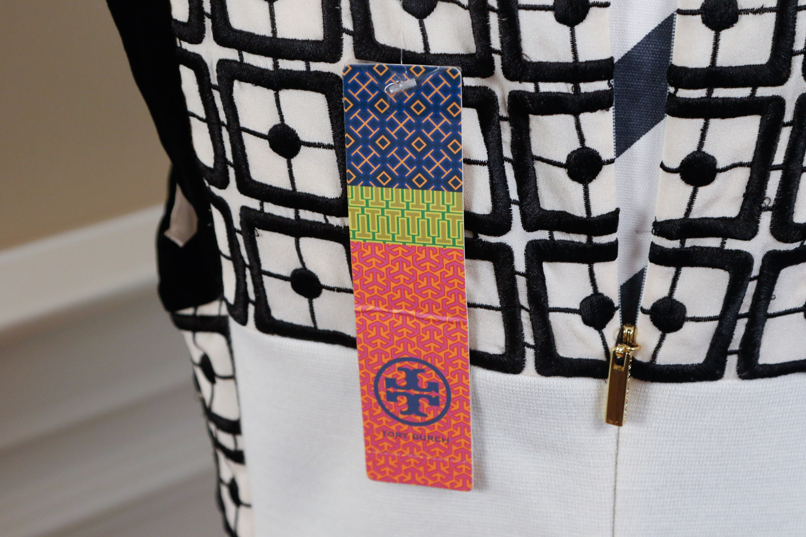 Tory Burch Knit Frock with BCBG Orange Trench Coat