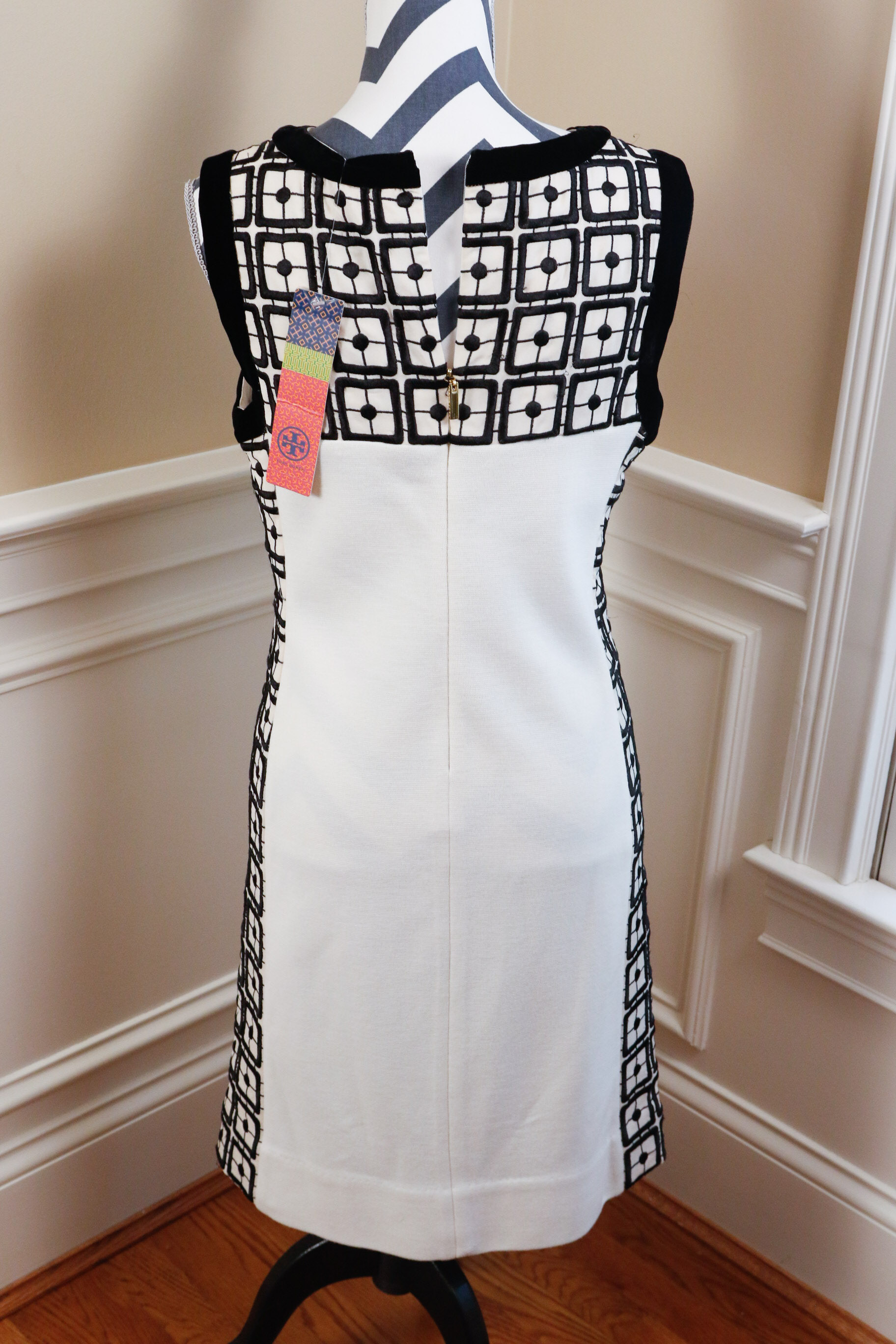 Tory Burch Knit Frock with BCBG Orange Trench Coat