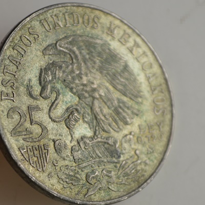 Mexican Oylmpic Commemorative 25 Pesos Coin