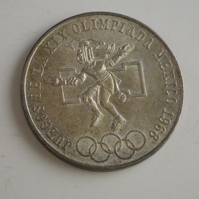 Mexican Oylmpic Commemorative 25 Pesos Coin