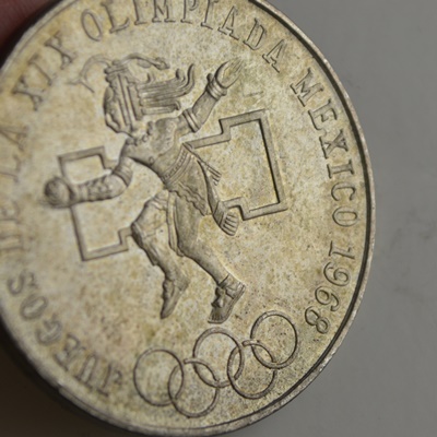 Mexican Oylmpic Commemorative 25 Pesos Coin