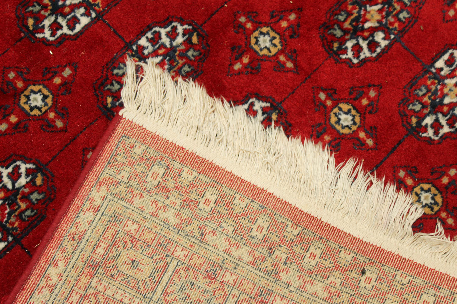 Miraz Bokhara Style Worsted Wool Area Rug