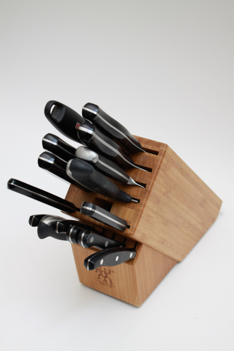 Set of J. A. Henckles International and Cuisinart Knives