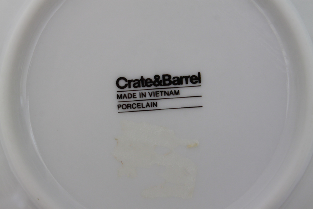 Breville Milk Steamer with Crate&Barrel Porcelain Espresso Set