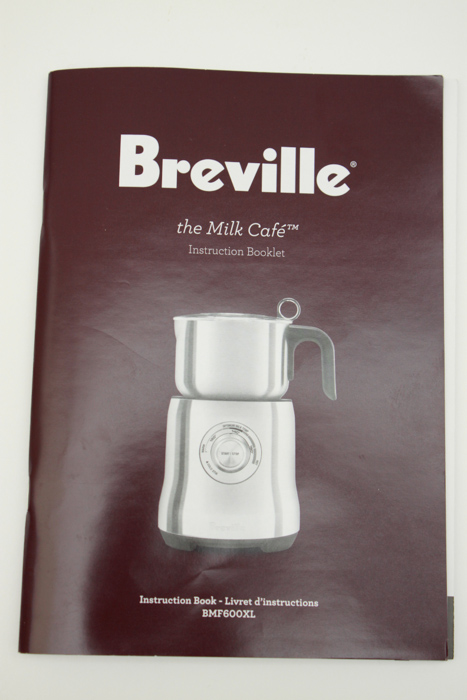 Breville Milk Steamer with Crate&Barrel Porcelain Espresso Set