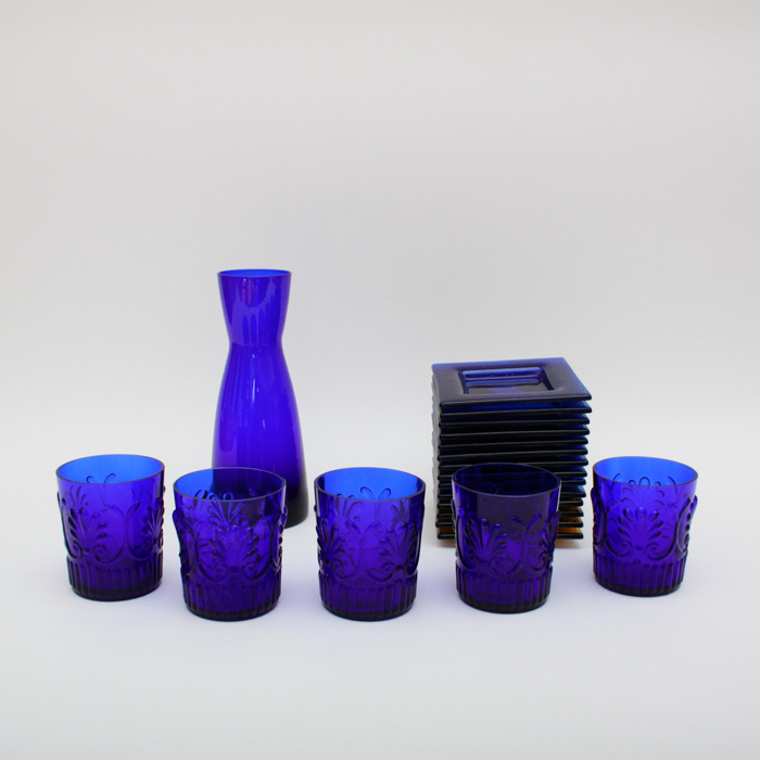 Cobalt Blue Le Cadeaux and Fortessa Glassware