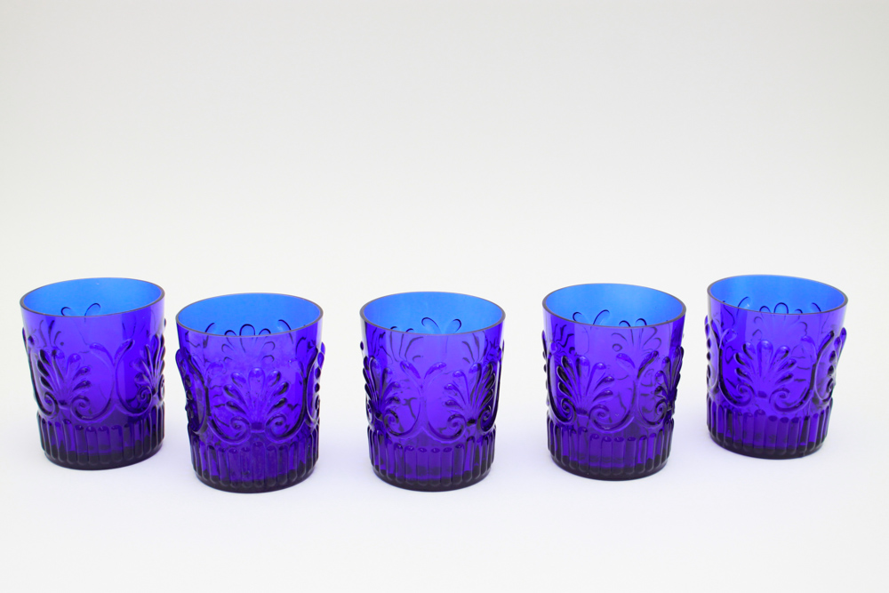 Cobalt Blue Le Cadeaux and Fortessa Glassware