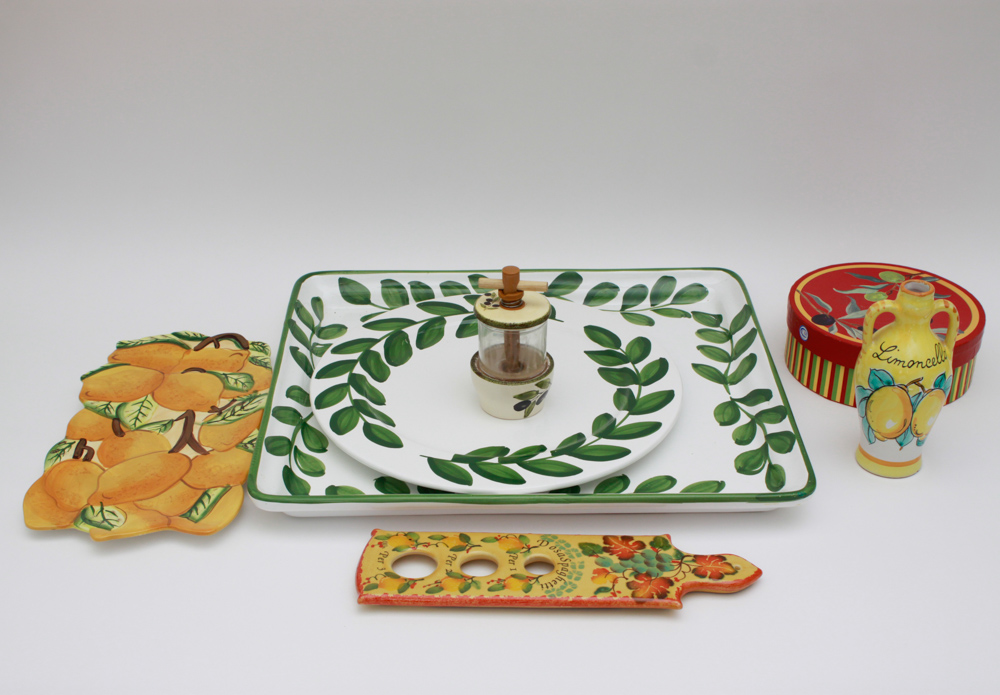 Italian Lemon & Olive Ceramics Assortment