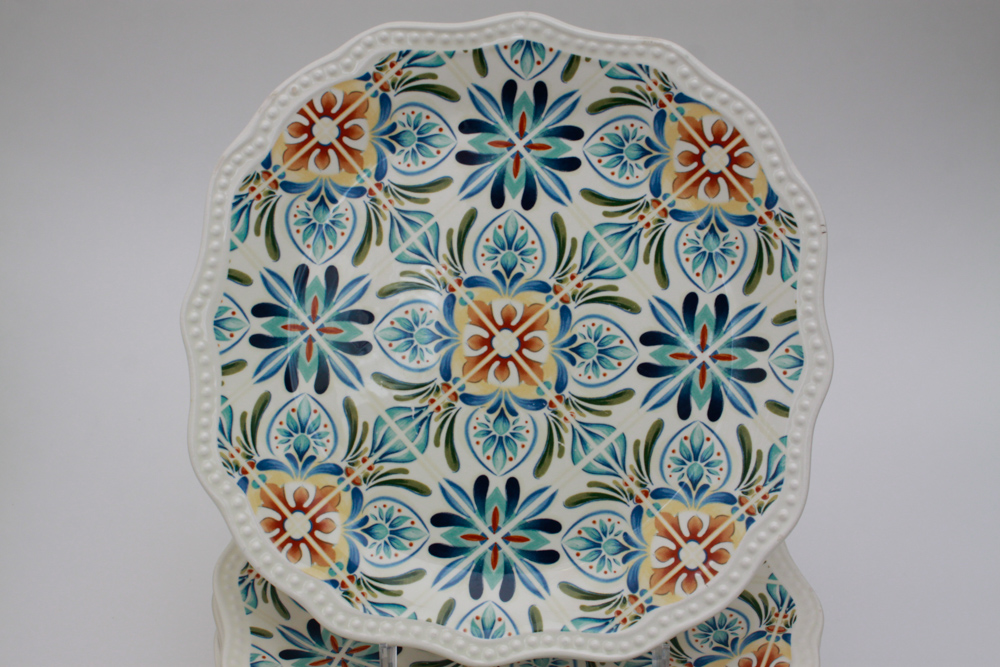 Pier One Imports "Athena" Ironstone Dinnerware Set