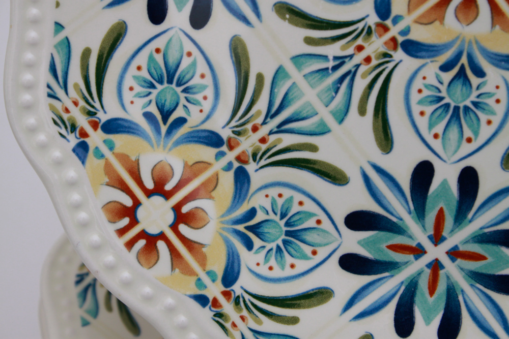 Pier One Imports "Athena" Ironstone Dinnerware Set