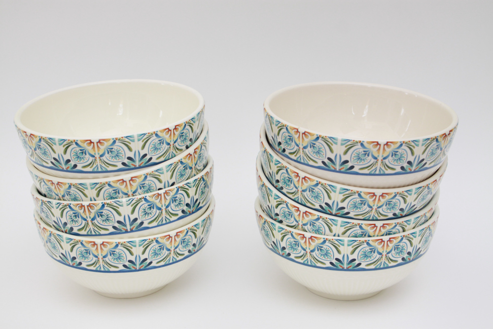 Pier One Imports "Athena" Ironstone Dinnerware Set