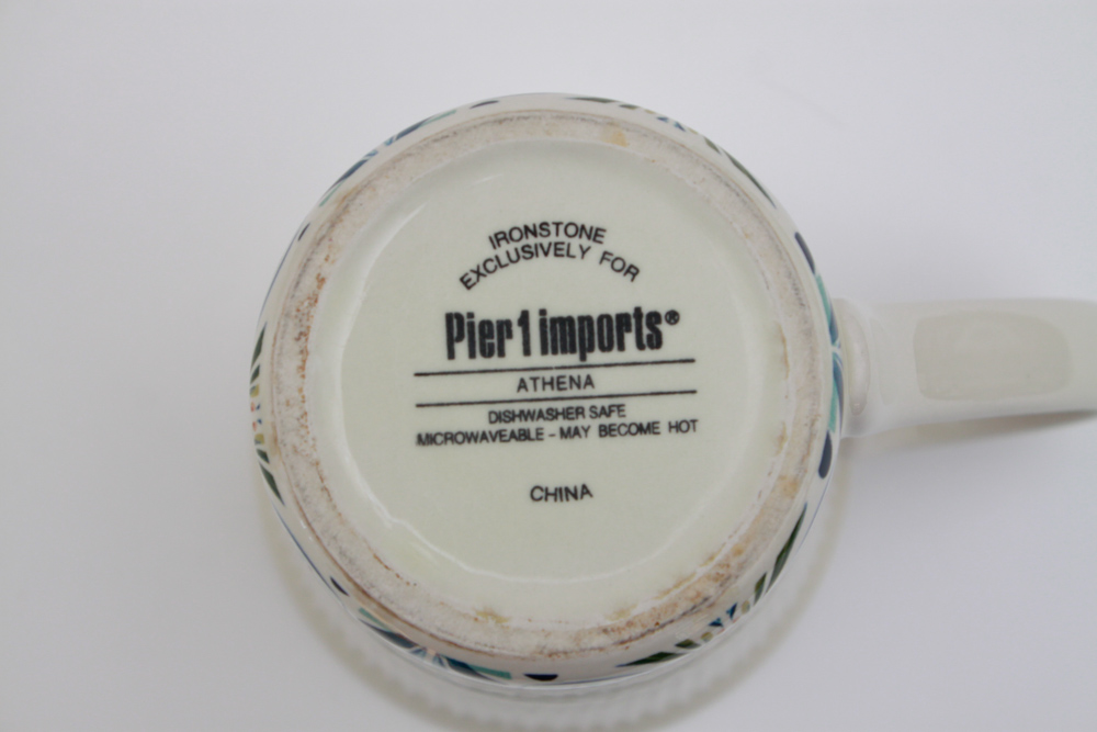 Pier One Imports "Athena" Ironstone Dinnerware Set